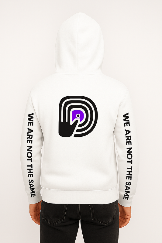 Spray paint Monochrome hoodie